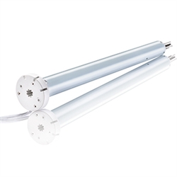 Somfy Sonesse Ultra RTS R28 Li-ion Torque 9.68" lbs. 1.1Nm  20-28 rpm Wirefree RTS Motor 1003297 is used for Interior Residential-Commercial Applications Blackout Shades, Solar Screens, Roller Shades, Interior Window Coverings | Florida Automated Shade