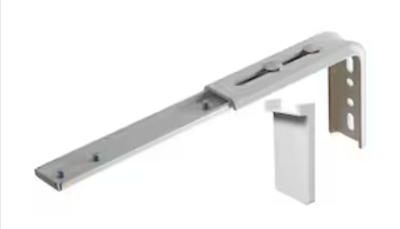 Somfy Gydea DBL Wall Mount Bracket  8.75"-10.25" Projection Double Adjustable Wall Mount Bracket