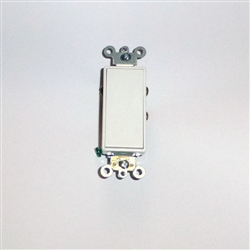 Somfy Maintained White Paddle Wall Switch 120v AC 1800374