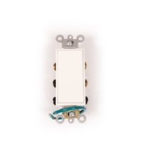 Somfy Maintained Double Pole, Double Throw Paddle Switch White 1800375