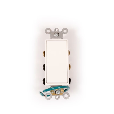 Somfy Maintained Double Pole, Double Throw Paddle Switch White 1800375