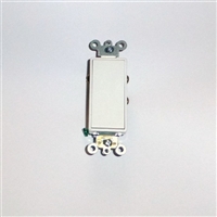 Somfy Momentary White 120v AC Paddle Wall Switch 1800378
