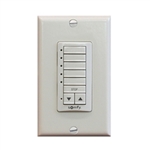 Somfy DecoFlex 5 Channel RTS Wireless Wall  Switch Ivory  1810814 | Florida Automated Shade