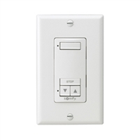 Somfy DecoFlex 1 Channel RTS Wireless Wall Switch  White 1810897