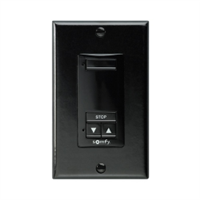 Somfy DecoFlex 1 Channel RTS Wireless Wall Switch Black  1810899