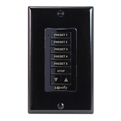 Somfy SDN DecoFlex Digital Keypad 8 Button Black 1811312 | Home Automation | Florida Automated Shade