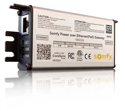 Somfy SDN Power over Ethernet (PoE) Gateway 1860326 | Home Automation | Florida Automated Shade