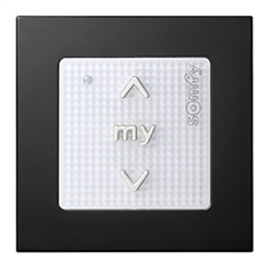 Somfy Smoove 1 RTS Surface Mount Control Switch Black 1871361-9015023