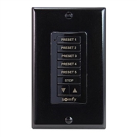 Somfy SDN DecoFlex Digital Keypad 8 Button Black    1871494  | Florida Automated Shade