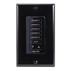 Somfy SDN DecoFlex Digital Keypad 8 Button Black    1871494  | Florida Automated Shade