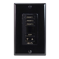 Somfy SDN DecoFlex Digital Keypad 6 Button Black 1871495  | Home Automation | Florida Automated Shade