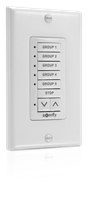 Somfy SDN DecoFlex Digital Keypad V2 with Group Control 8-Button White 1871496 | Florida Automated Shade