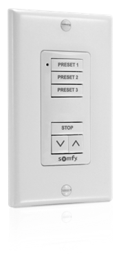 Somfy SDN DecoFlex Digital Keypad with 6-Button White 1871497 | Florida Automated Shade
