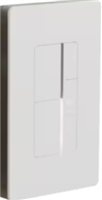 Somfy DecoFlex WireFree Zigbee 2 Channel Surface-mount  White 1871577