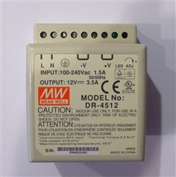 Din Rail Mount 12 volt  3.5 Amp  Transformer 192699
