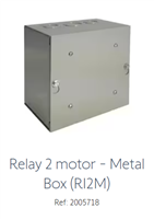 2 MOTORS RELAY - METAL BOX  Relay 2 motor - Metal Box (RI2M)