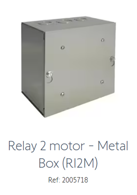 2 MOTORS RELAY - METAL BOX  Relay 2 motor - Metal Box (RI2M)