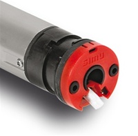 2006975 Simu T3.5 6Nm 18rpm 24V DC Motor is designed for  Exterior-Interior Residential-Commercial Applications for
Projection Screen, Interior Solar Screens, Roller Shades, Rolling Shutters, Retractable Awnings | Florida Automated Shade