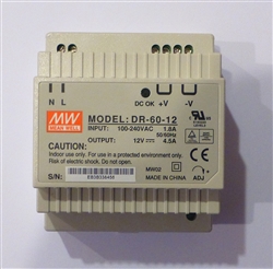 12 Volt 4.5A 54W AC/DC Power Supply Single