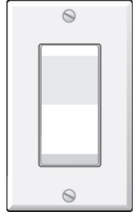 Somfy DC Decorator Paddle Switch Maintained (White) 9012074