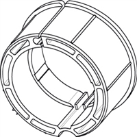 Somfy 2" Crown Adapter (Adapts Sonesse ST30 to 2" Somfy Tube) New part 9013762 | Florida Automated Shade