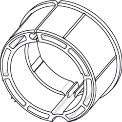 Somfy 2" Crown Adapter (Adapts Sonesse ST30 to 2" Somfy Tube) New part 9013762 | Florida Automated Shade