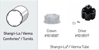 Somfy R28 Crown & Drive Adapter Kit for Old Style Shangri-La/ Vienna, Comfortex/ Turnils Shade Tubes: 9018587 9018597