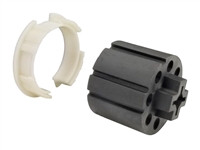 Somfy R28 Crown & Drive Adapter Kit for Rollease 1.25 Shade Tubes:  9018474-9018476