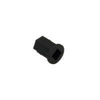 Somfy Tilt 50 6mm Hexagonal Through Shaft Adaptor (Black) 9025298-  Tilt 50 Motor for horizontal Blinds | Florida Automated Shade