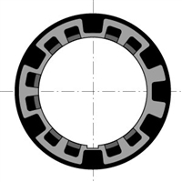 Simu T6 85mm Round Drive Wheel   9690085
