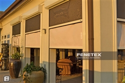 Fenetex Dual Motorized  Screens available up to 26 ft.  | Clear Weather  Screens  | Hurricane Screen | Insect Bug Screen | Florida Automated Shade