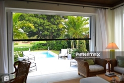 Fenetex motorized Insect  Bug Screens | Florida Automated Shade