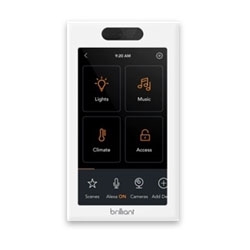 Brilliant 1 Switch Panel G2 | All-in-One Smart Home Control | Controls Smart Home Apps with a single app | FAS Blinds | Florida Automated Shade
