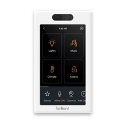 Brilliant 1 Switch Panel G1 | All-in-One Smart Home Control | Controls Smart Home Apps with a single app | FAS Blinds | Florida Automated Shade