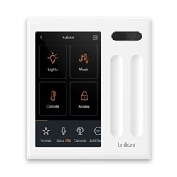 Brilliant 2 Switch Panel G2 | All-in-One Smart Home Control | Controls Smart Home Apps with a single app | FAS Blinds | Florida Automated Shade
