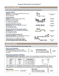 Somfy Glydea Drapery Fabricated Track Option PDF P23 | Florida Automated Shade