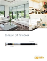 Somfy Sonesse ST30 DataBook PDF Series | ST30 Sonesse RTS Motor 1001524 | ST30 Sonesse DCT 1000668 | Sonesse ST30 RS 485 1000658 | Florida Automated Shade